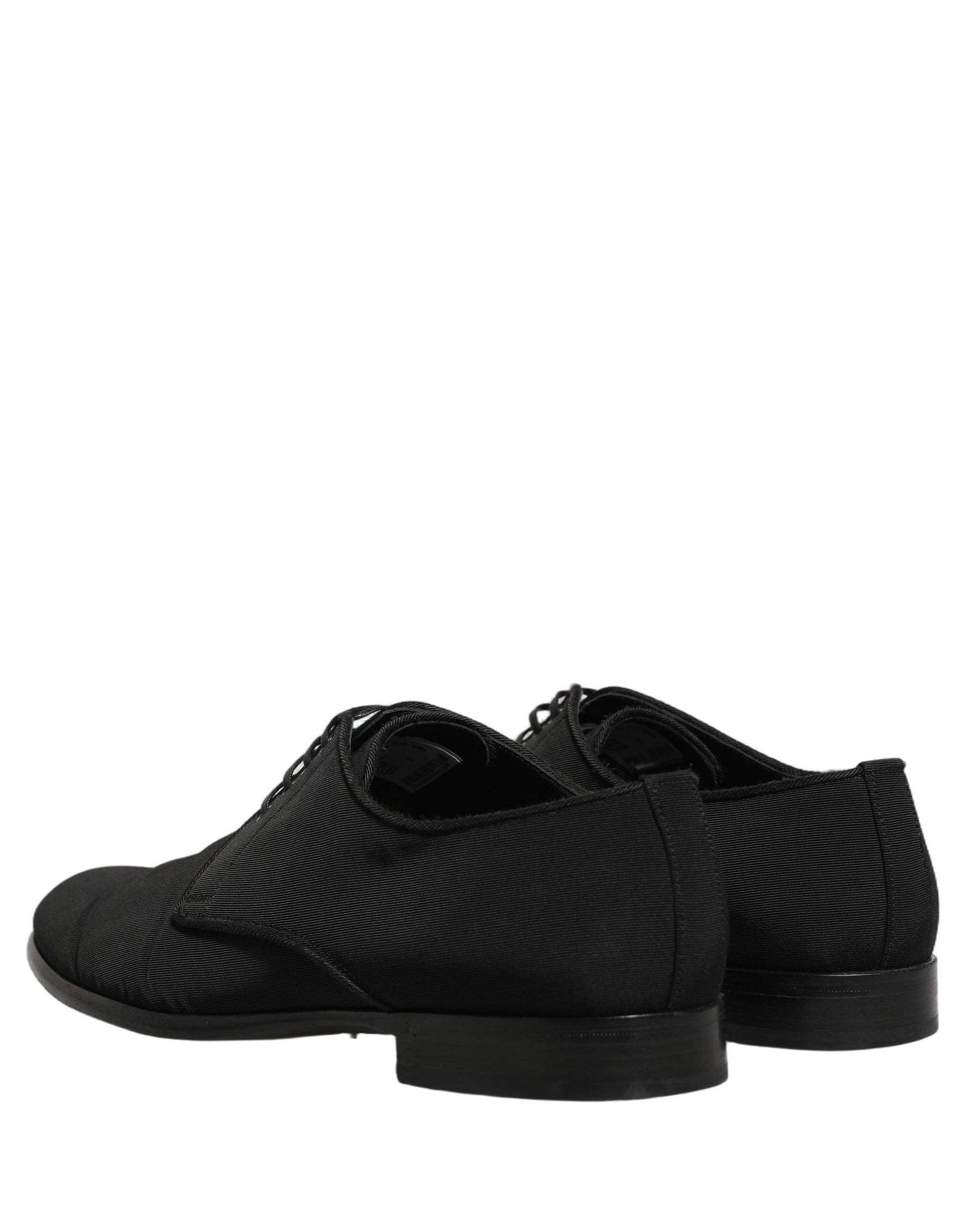 Dolce & Gabbana Black Suede Lace Up Derby Dress Formal Shoes | Regal Royce