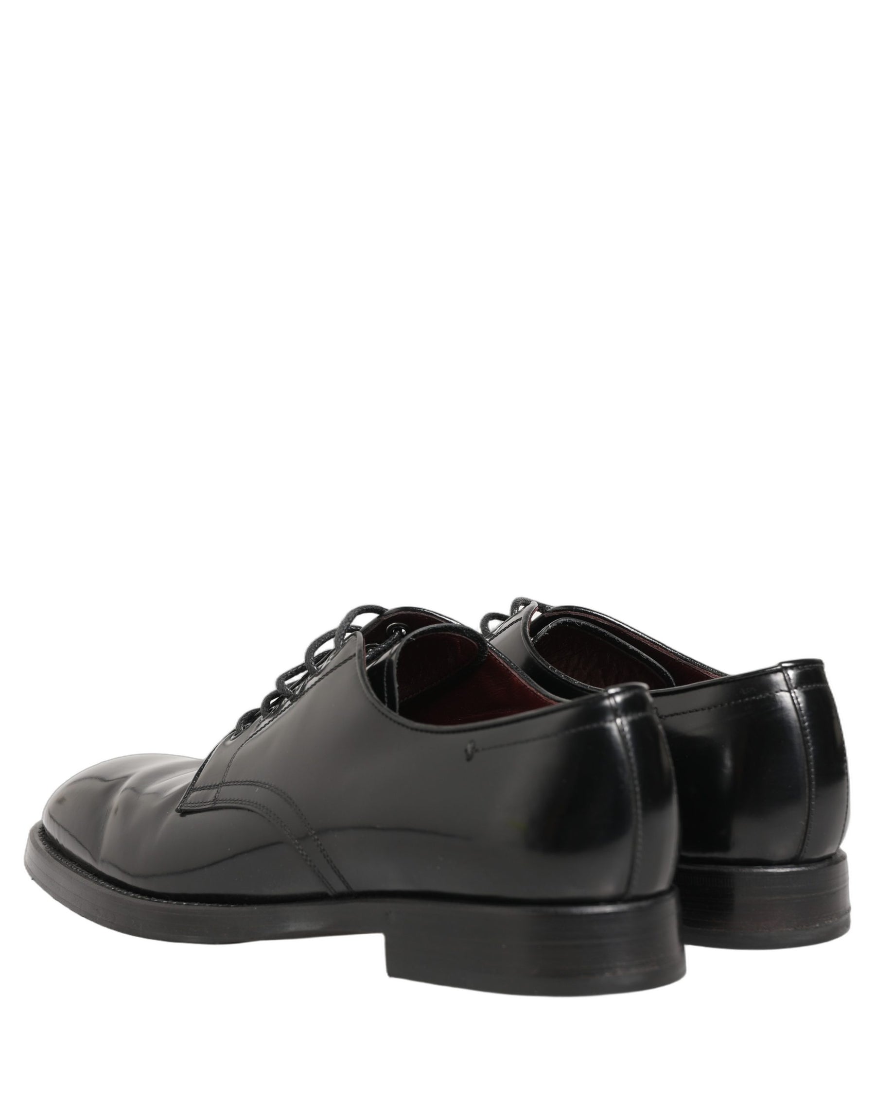 Dolce & Gabbana Black Leather Lace Up Derby Dress Formal Shoes | Regal Royce