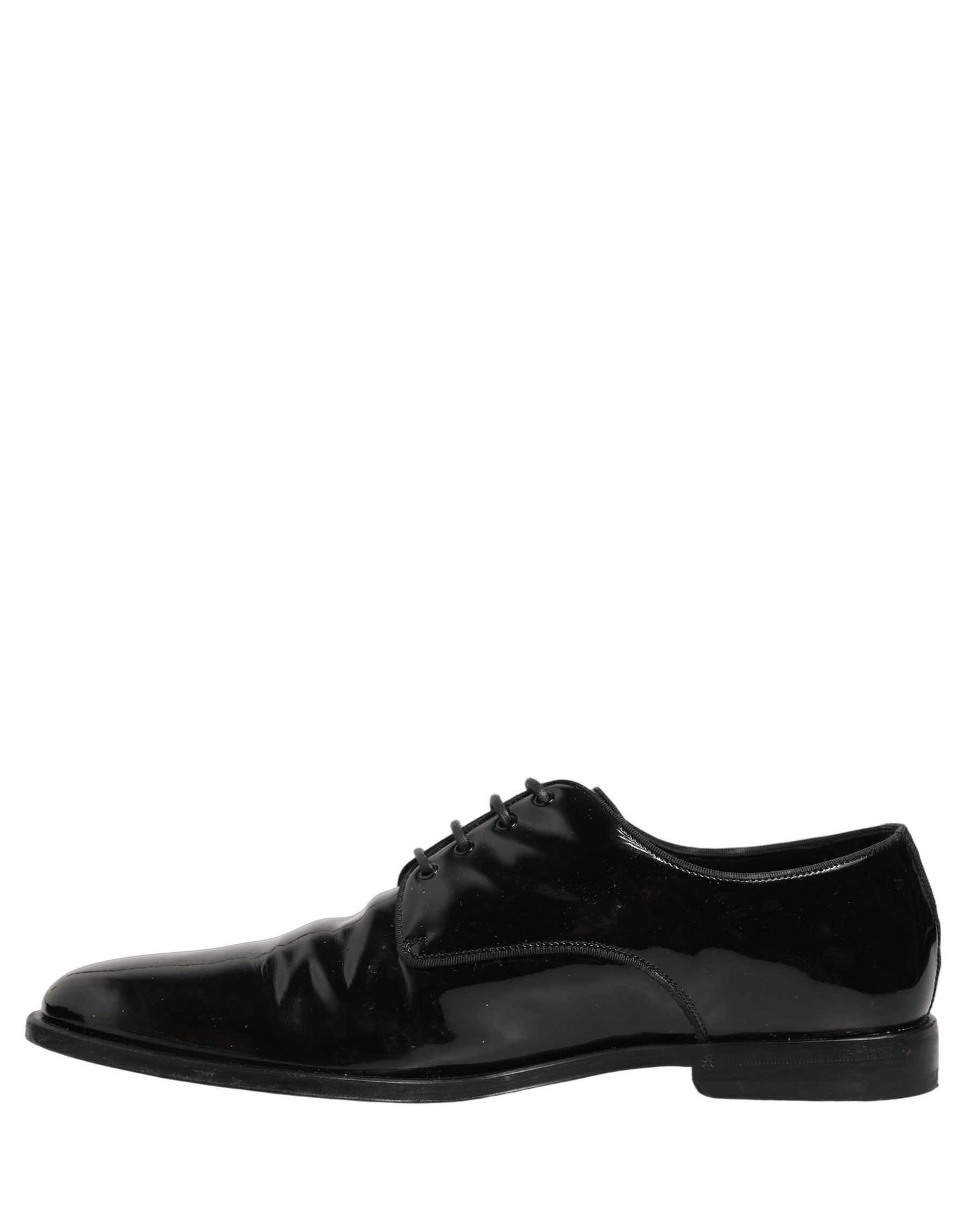 Dolce & Gabbana Black Leather Lace Up Derby Dress Formal Shoes | Regal Royce