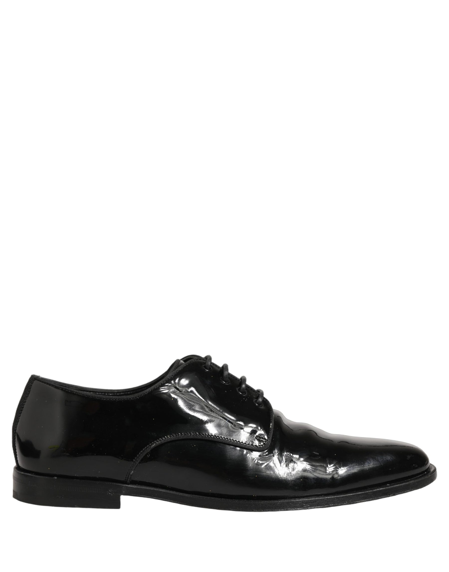 Dolce & Gabbana Black Leather Lace Up Derby Dress Formal Shoes | Regal Royce