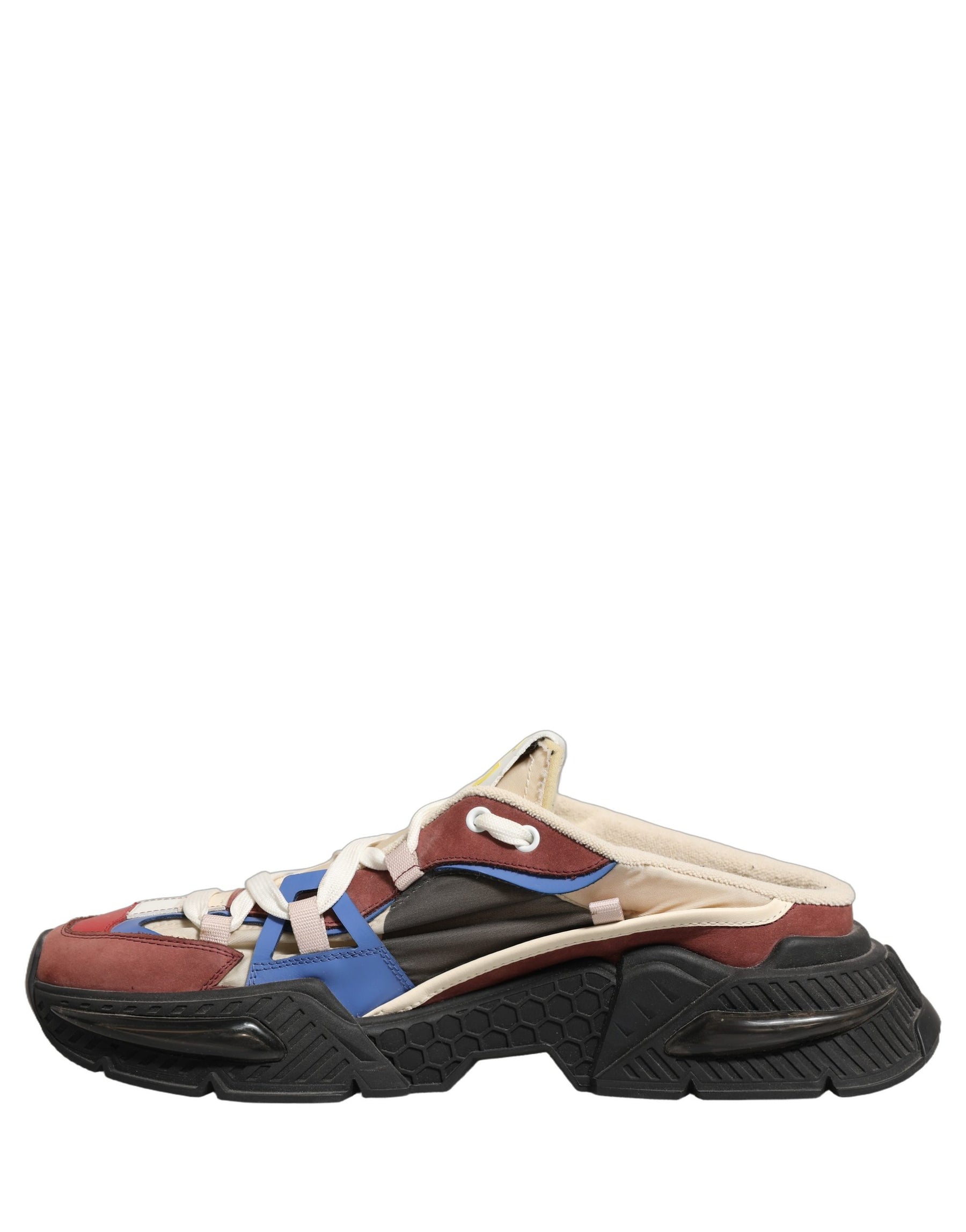 Dolce & Gabbana Multicolor Panelled Airmaster Sneakers Shoes | Regal Royce