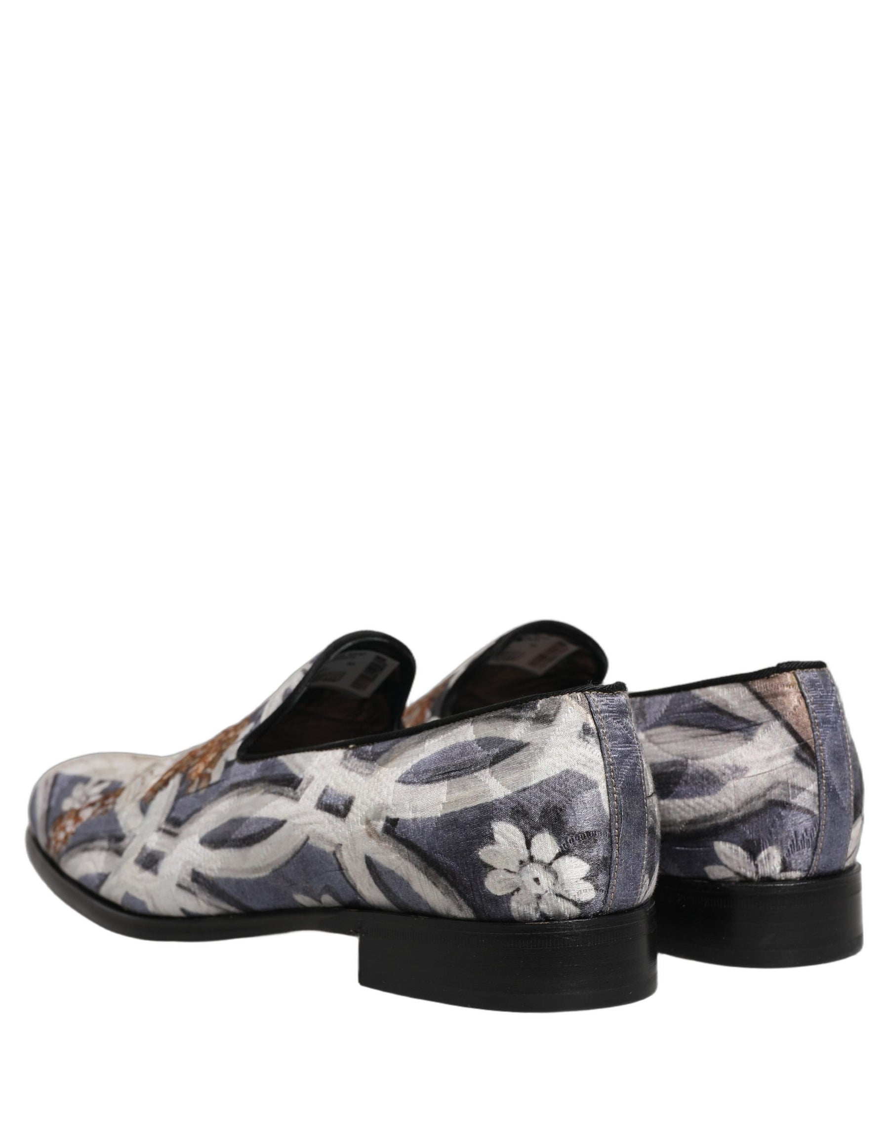 Dolce & Gabbana Multicolor Floral Tapestry Embroidery Loafer Shoes | Regal Royce