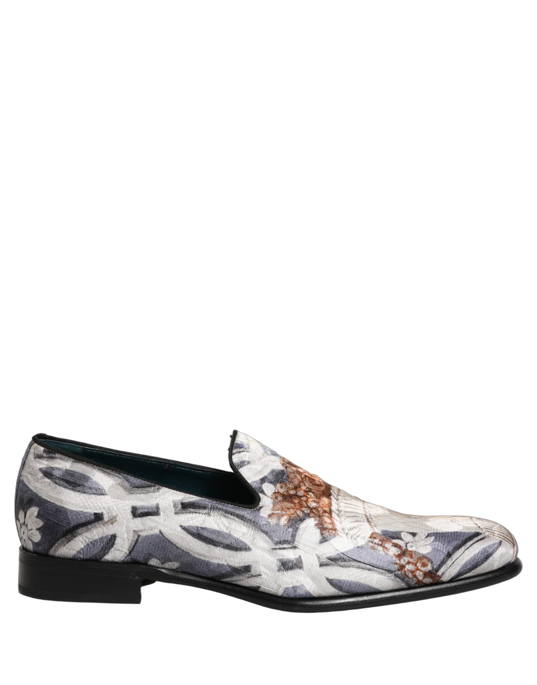 Dolce & Gabbana Multicolor Floral Tapestry Embroidery Loafer Shoes | Regal Royce