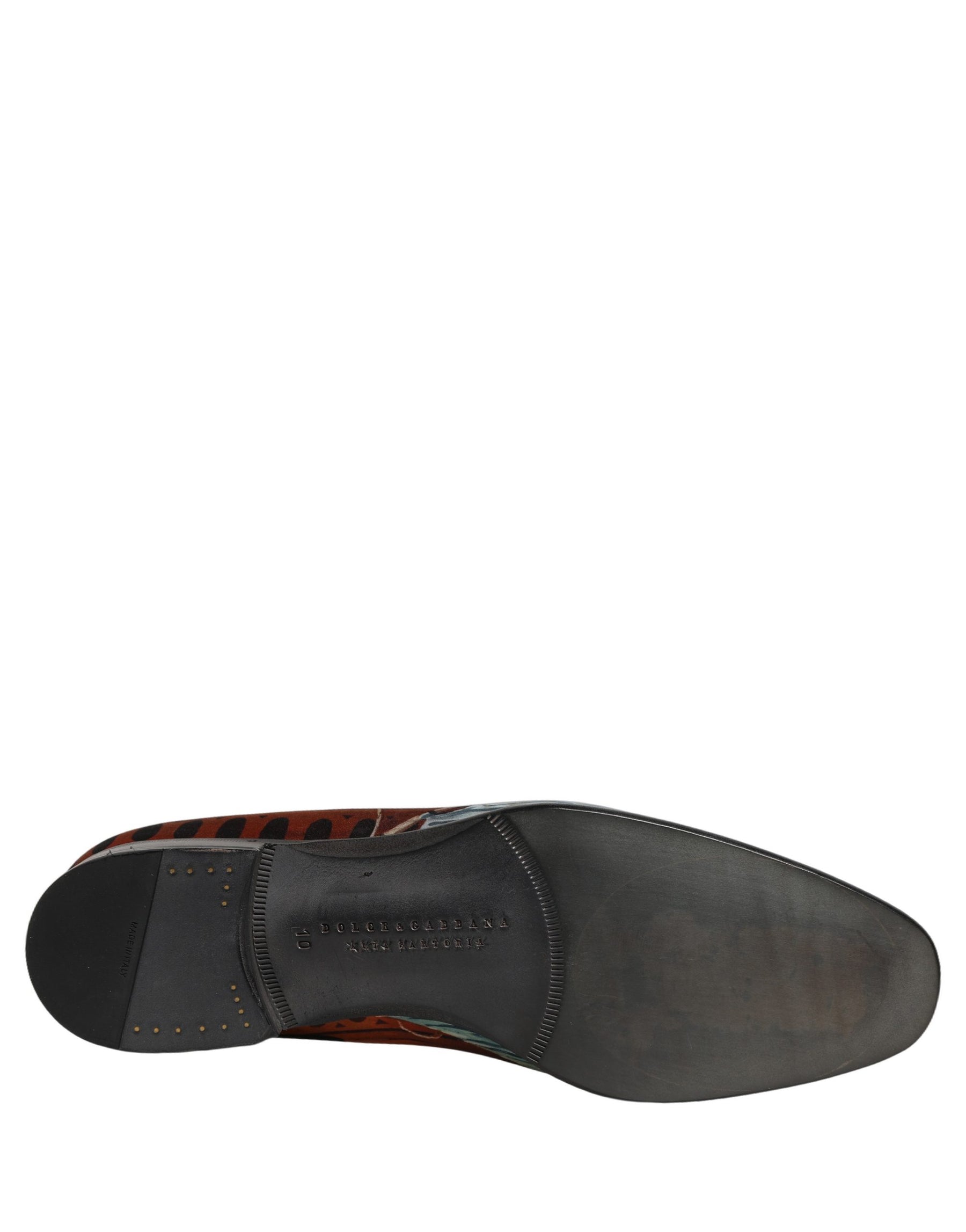 Dolce & Gabbana Multicolor Lion Print Slip On Loafers Shoes | Regal Royce