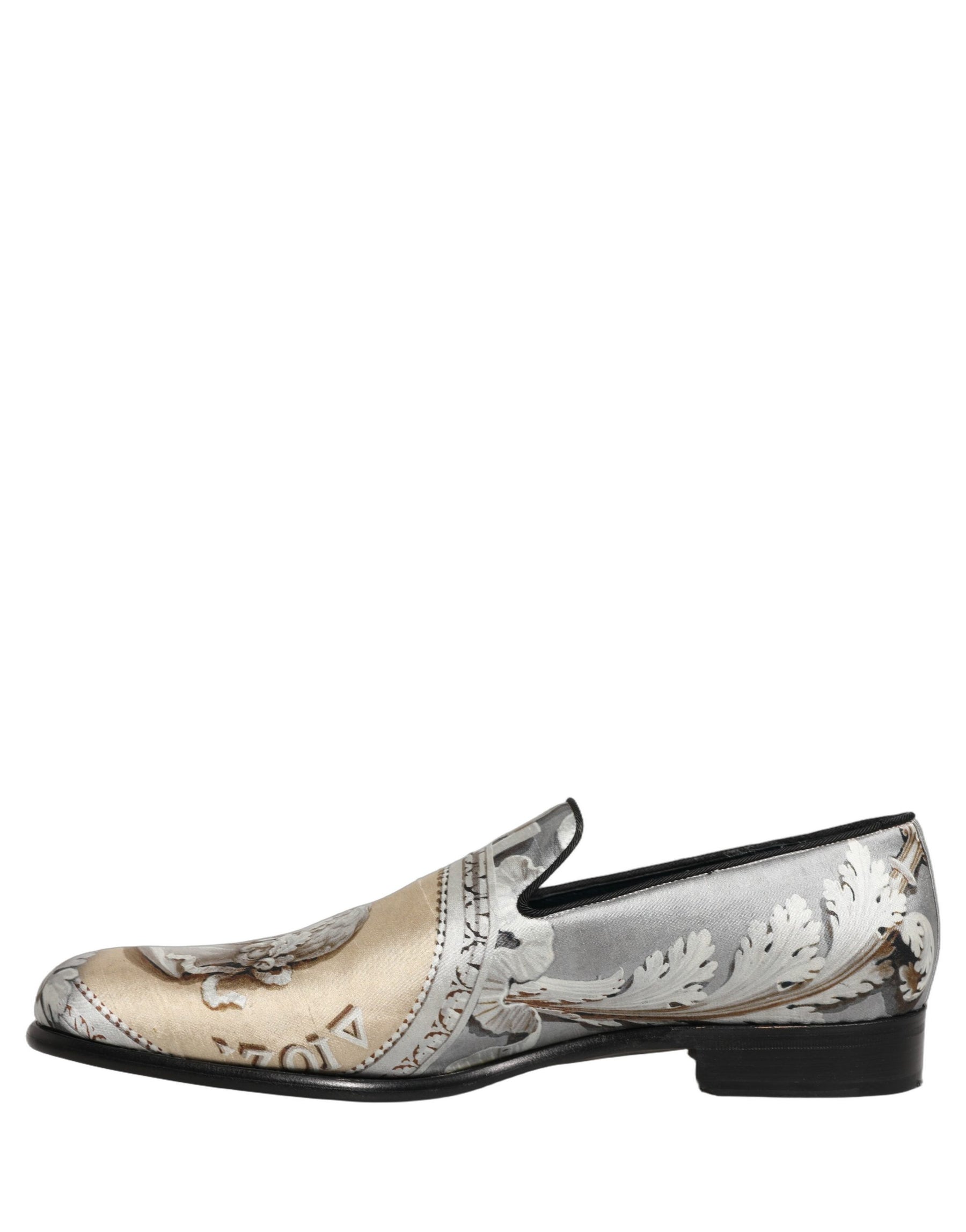 Dolce & Gabbana Multicolor Roman Slip On Dress Loafers Shoes | Regal Royce