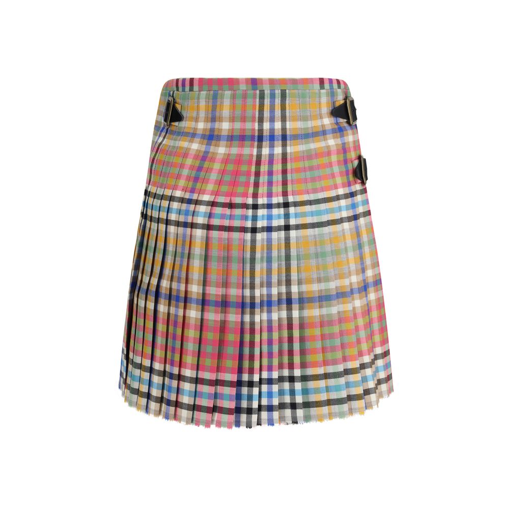 Vivienne Westwood Multicolor Wool Oves Aries Mini Skirt | Regal Royce
