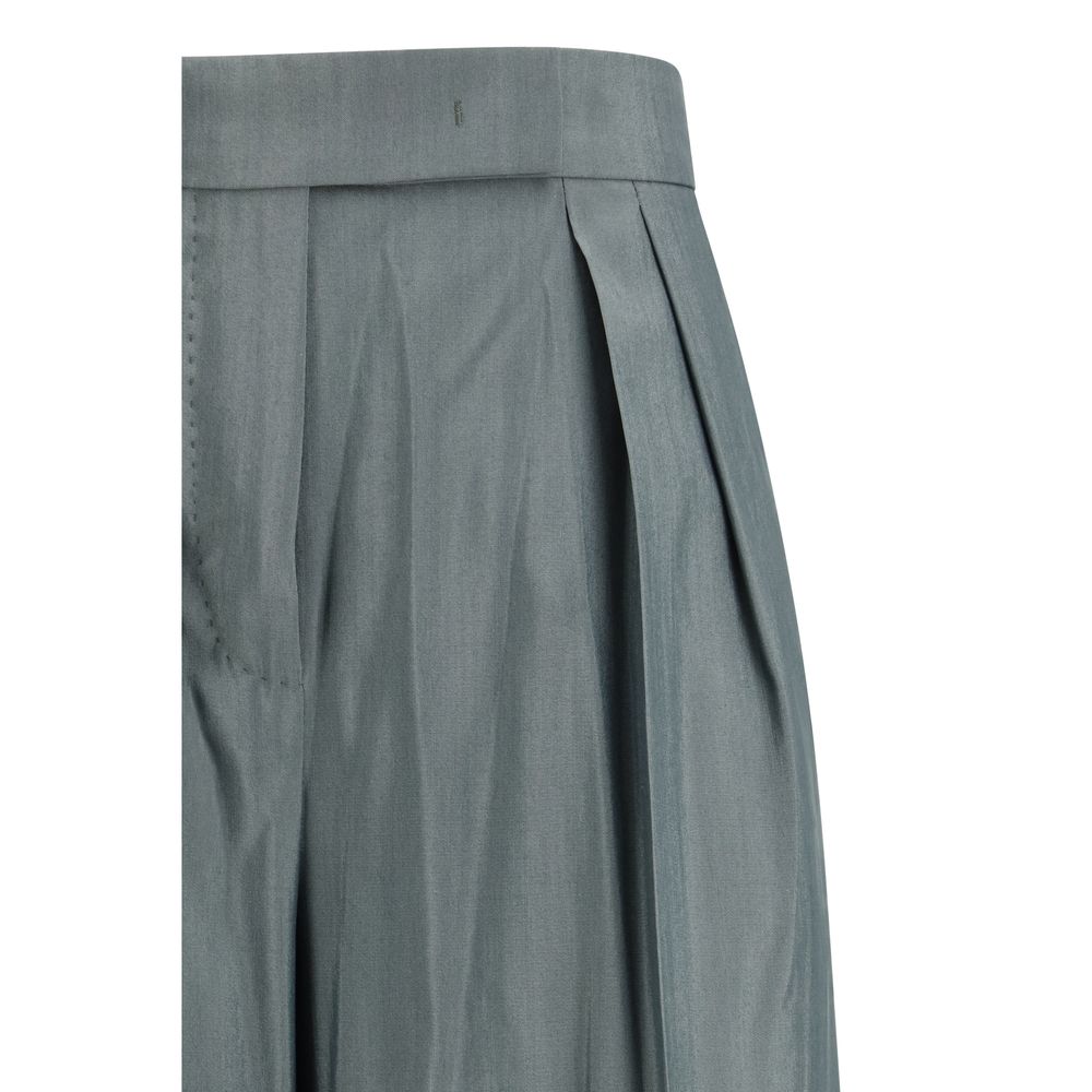 Max Mara Bicolor Wool Oves Aries Casual Pants | Regal Royce