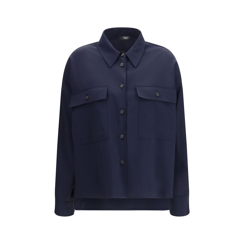 Max Mara Blue Wool Oves Aries Jacket | Regal Royce
