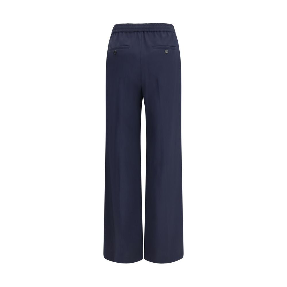 Max Mara Blue Wool Oves Aries Casual Pants | Regal Royce