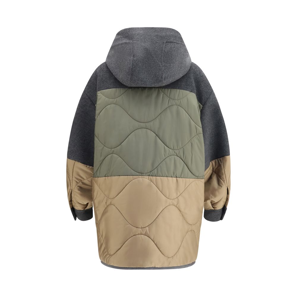 Max Mara Gray Wool Oves Aries Shell Jacket | Regal Royce