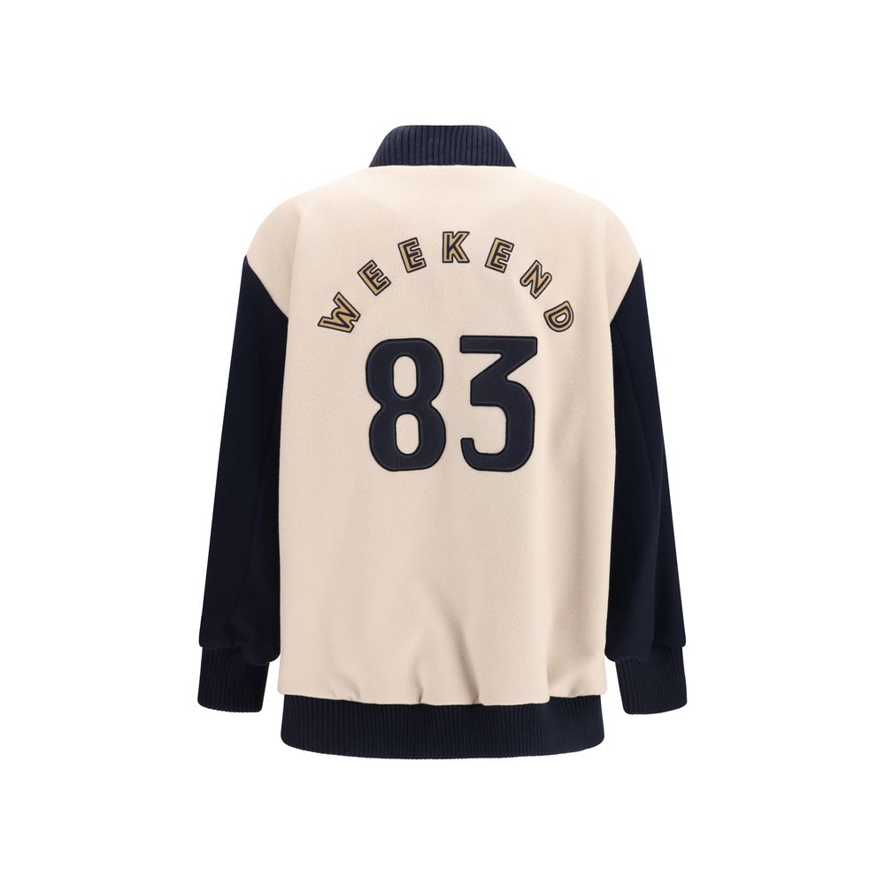 Max Mara Blue Wool Oves Aries Bomber | Regal Royce