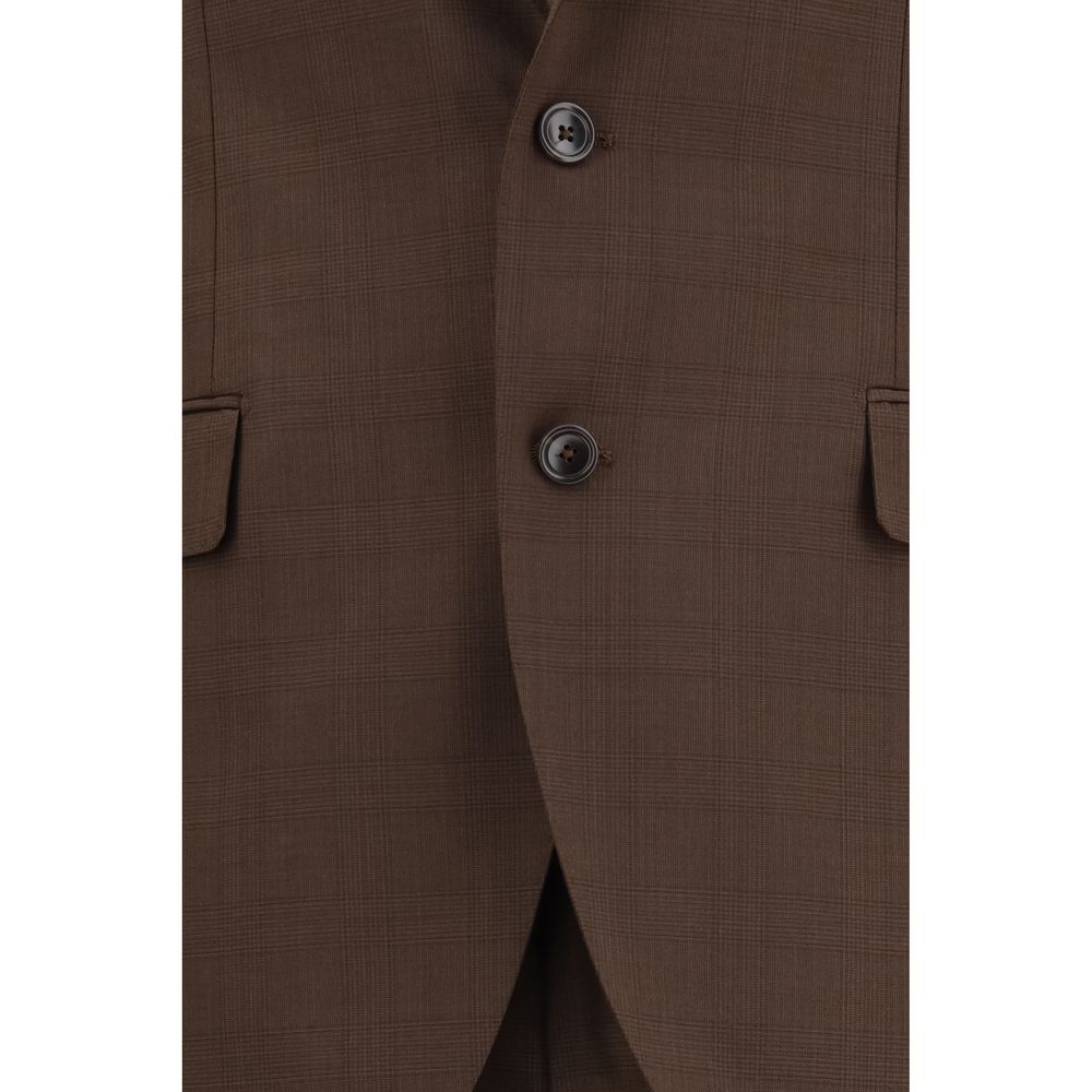 Tagliatore Brown Wool Oves Aries Two-Piece Suit | Regal Royce