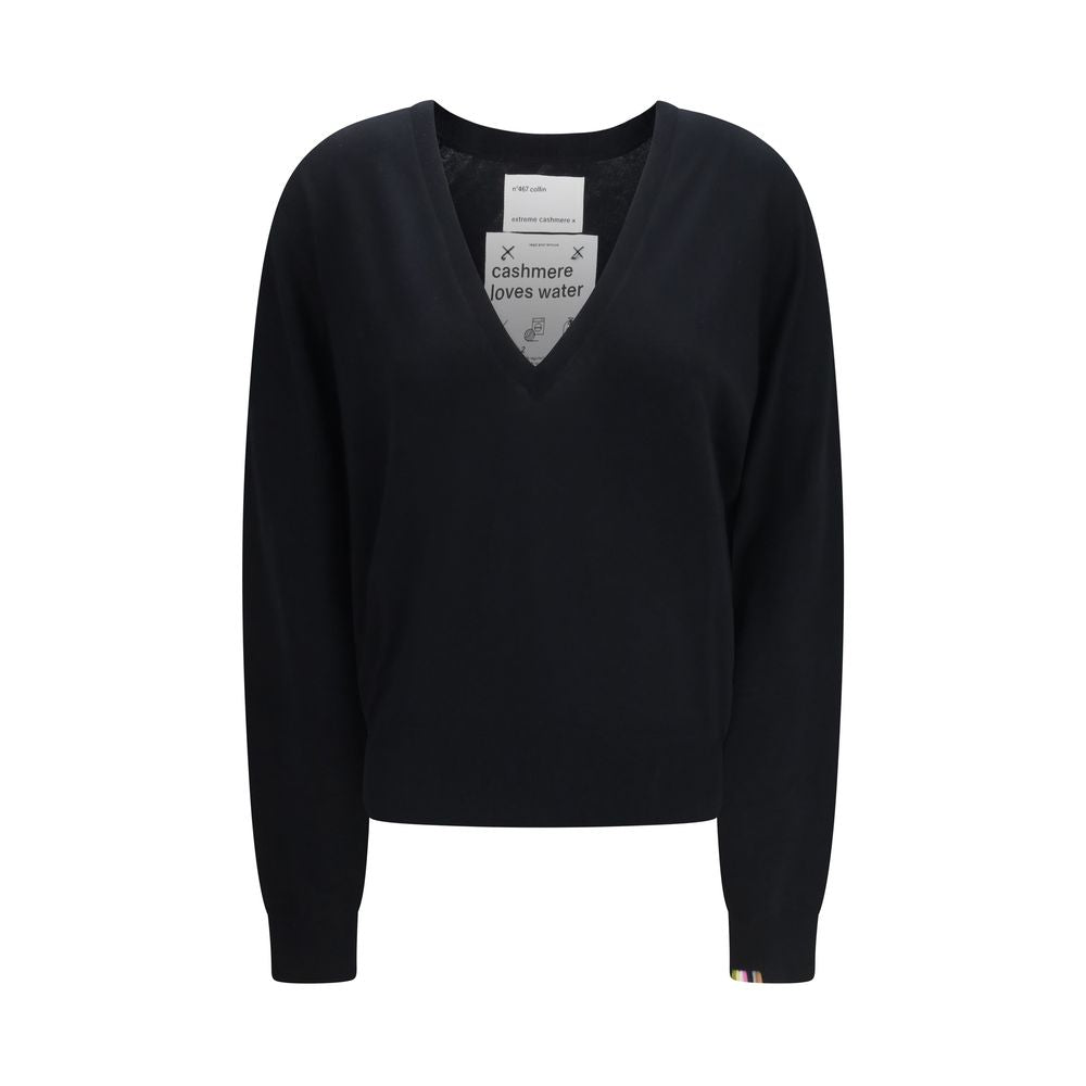 Extreme Cashmere Black Wool Oves Aries Sweatshirt | Regal Royce