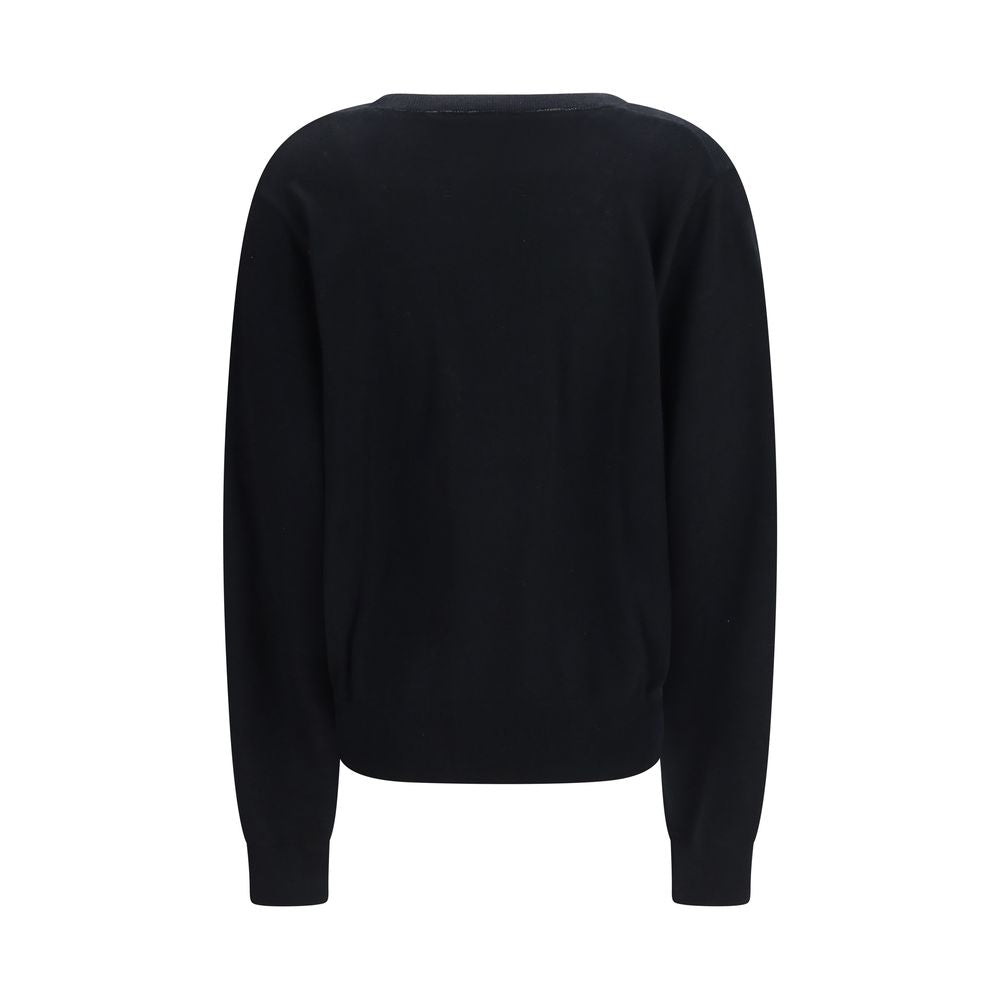 Extreme Cashmere Black Wool Oves Aries Sweatshirt | Regal Royce
