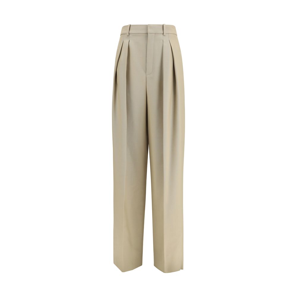 Saint Laurent Beige Wool Oves Aries Dress Pants | Regal Royce