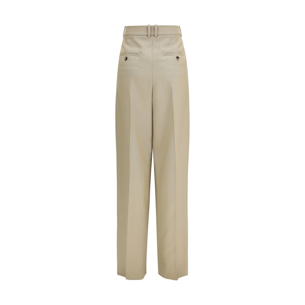 Saint Laurent Beige Wool Oves Aries Dress Pants | Regal Royce