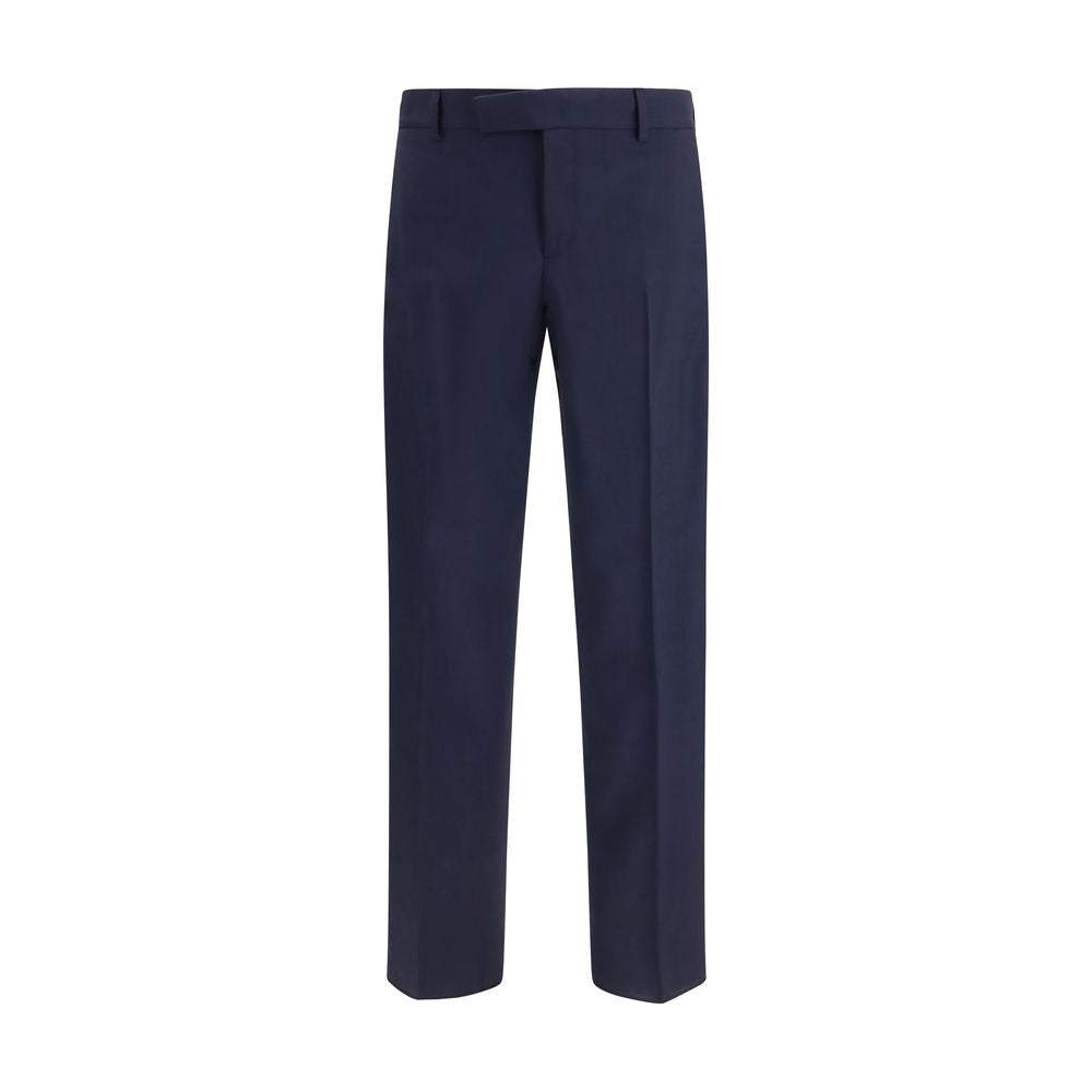 Fendi Blue Wool Oves Aries Dress Pants | Regal Royce