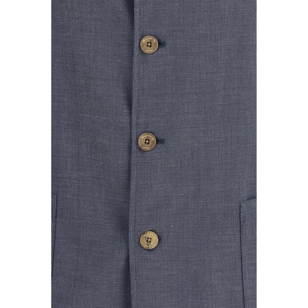 Finamore Gray Wool Oves Aries Jacket | Regal Royce