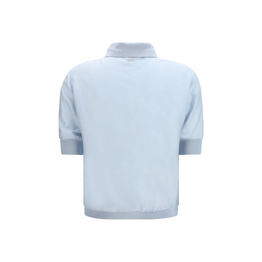 Jacob Cohen Blue Wool Oves Aries Shortsleeve Shirt | Regal Royce