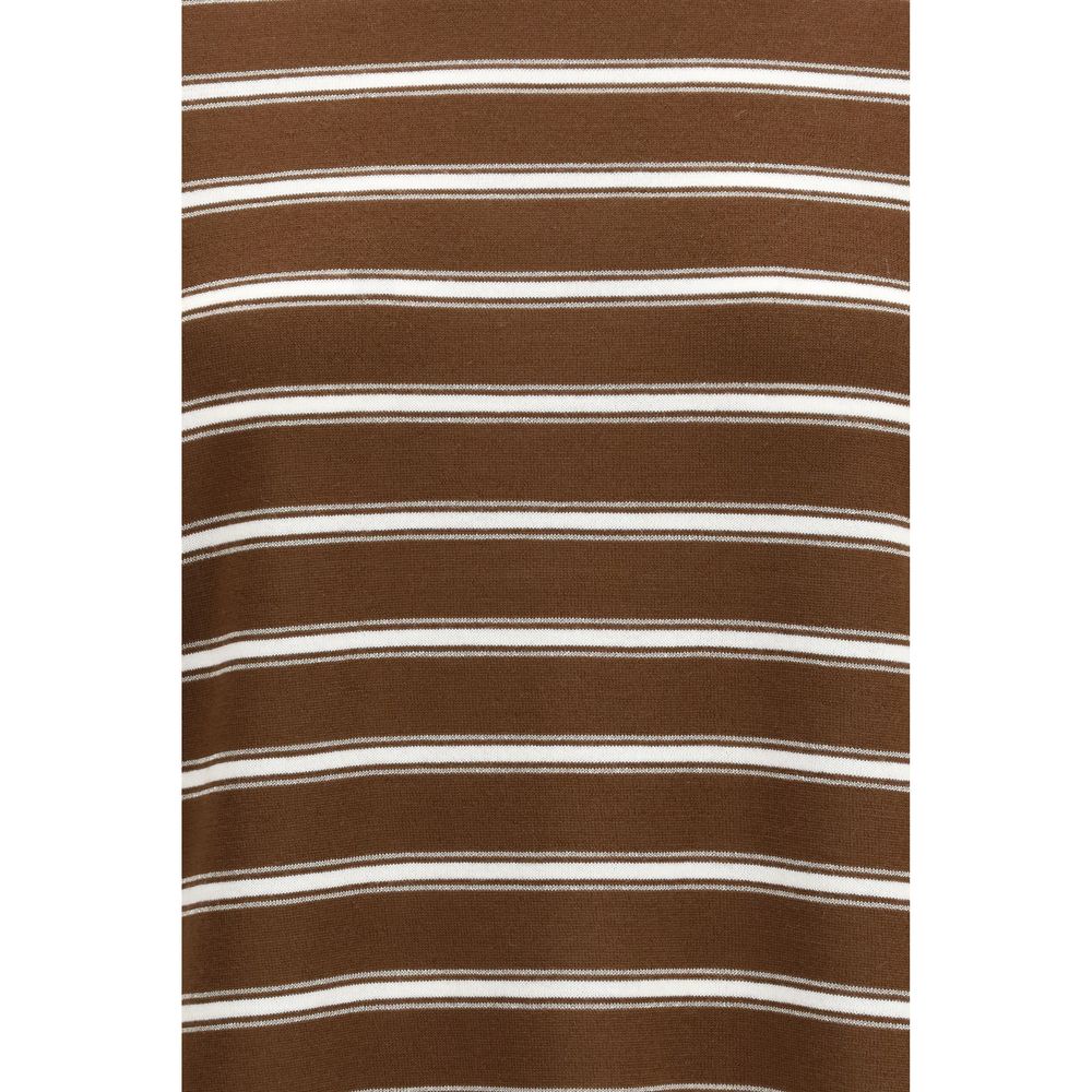 Brunello Cucinelli Beige Wool Oves Aries T-Shirt | Regal Royce