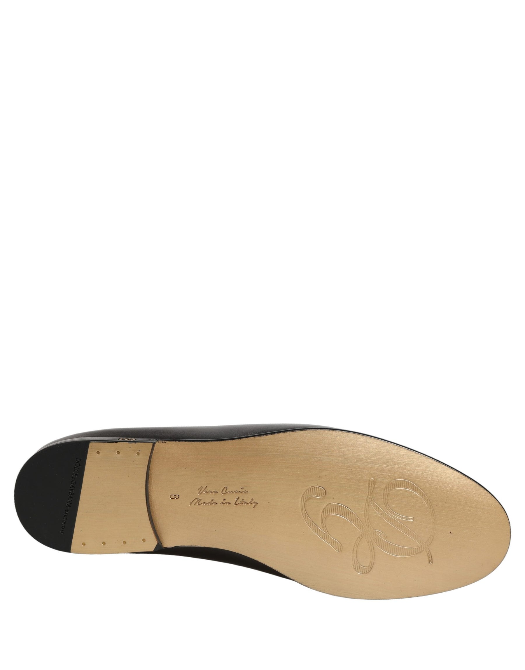 Dolce & Gabbana Silver Leather DG Logo Slip On Loafers Shoes | Regal Royce