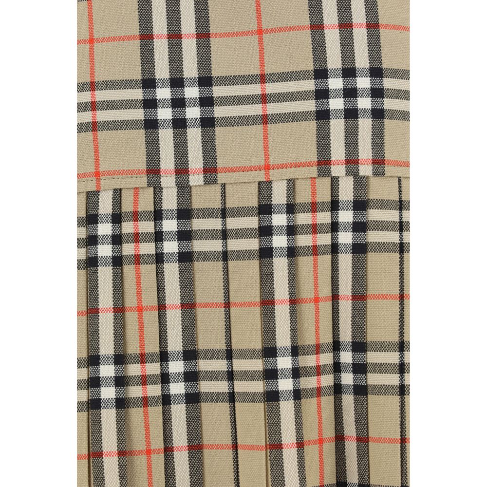 Burberry Beige Wool Oves Aries Mini Skirt | Regal Royce