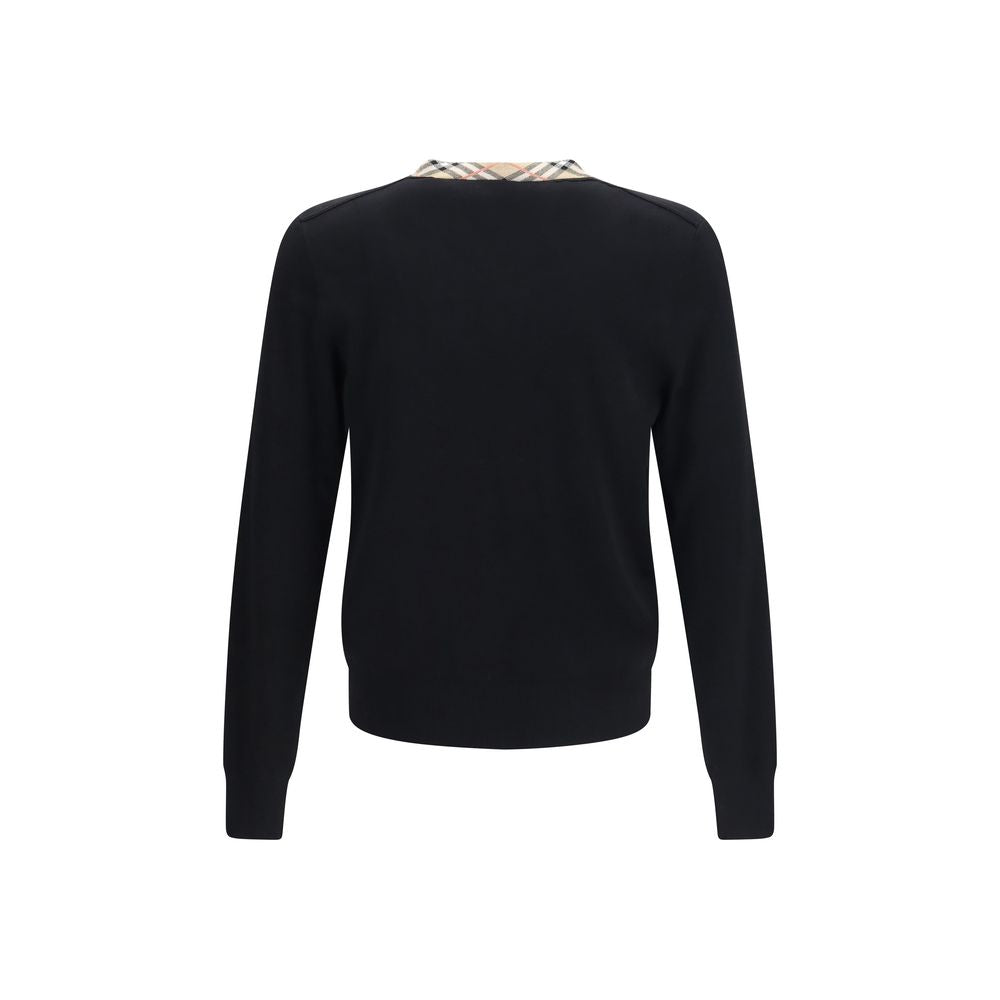 Burberry Black Wool Oves Aries Sweatshirt | Regal Royce