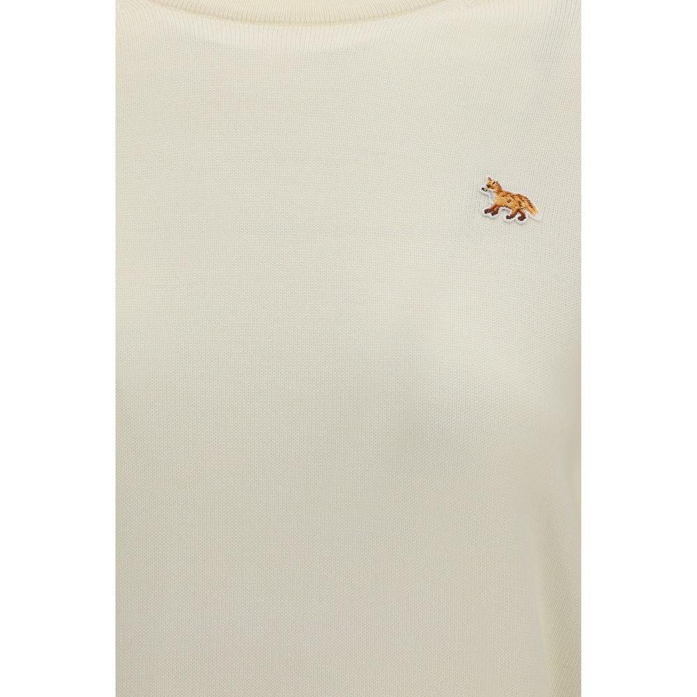 Maison Kitsuné Beige Wool Oves Aries Sweatshirt | Regal Royce