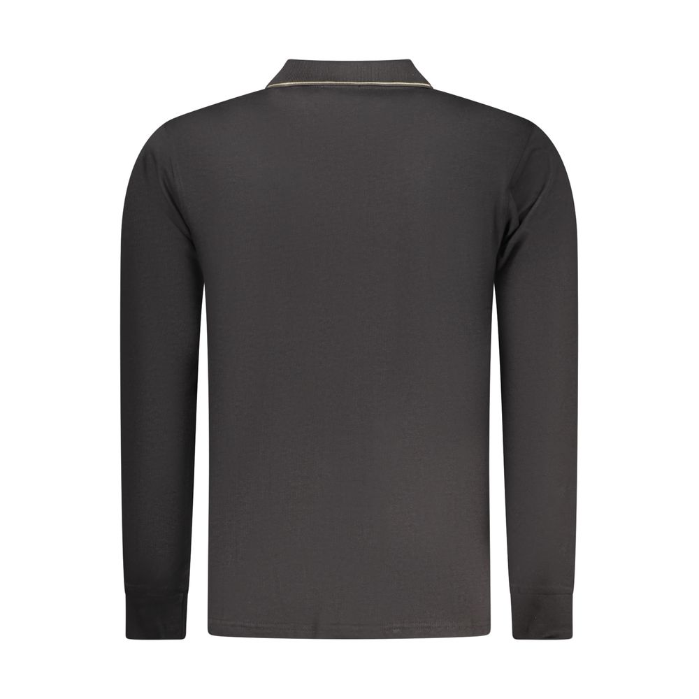 Coveri Moving Black Cotton Mens Polo Shirt | Regal Royce