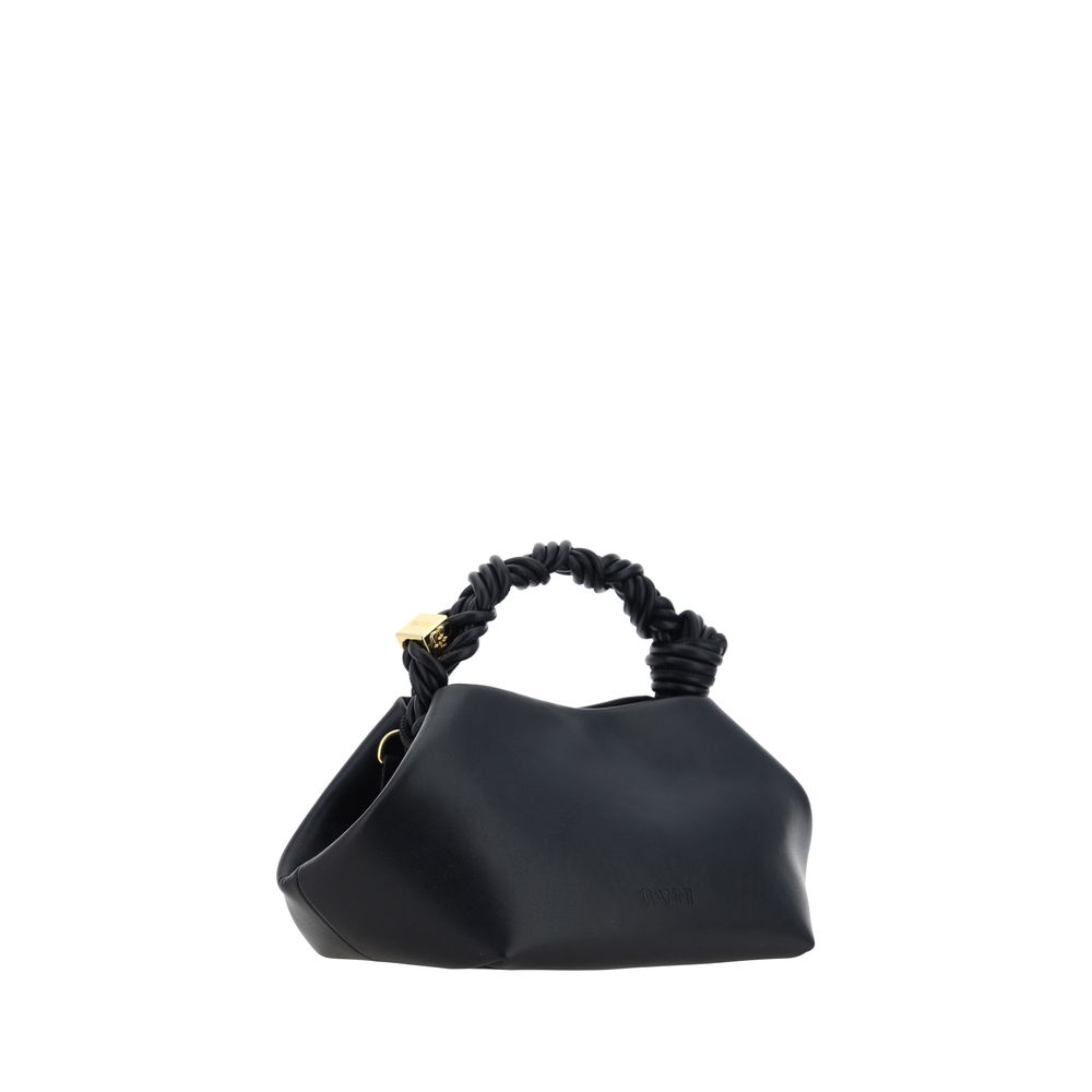 Ganni Black Calf Leather Bos Taurus Handbag | Regal Royce