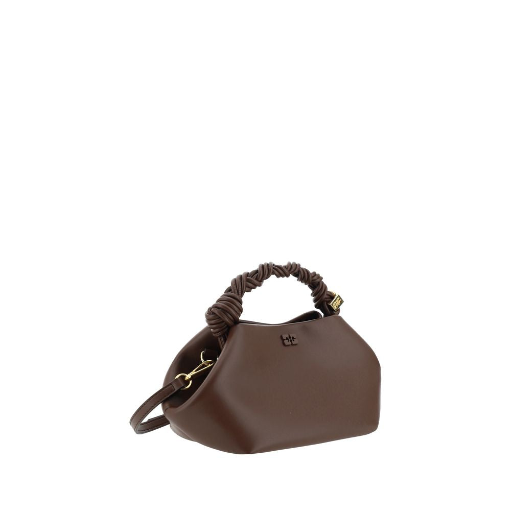 Ganni Brown Calf Leather Bos Taurus Handbag | Regal Royce