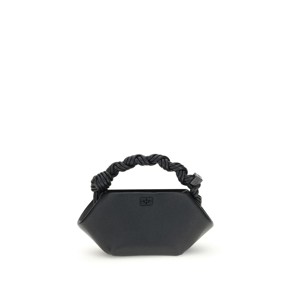 Ganni Black Recycled Polyester Handbag | Regal Royce