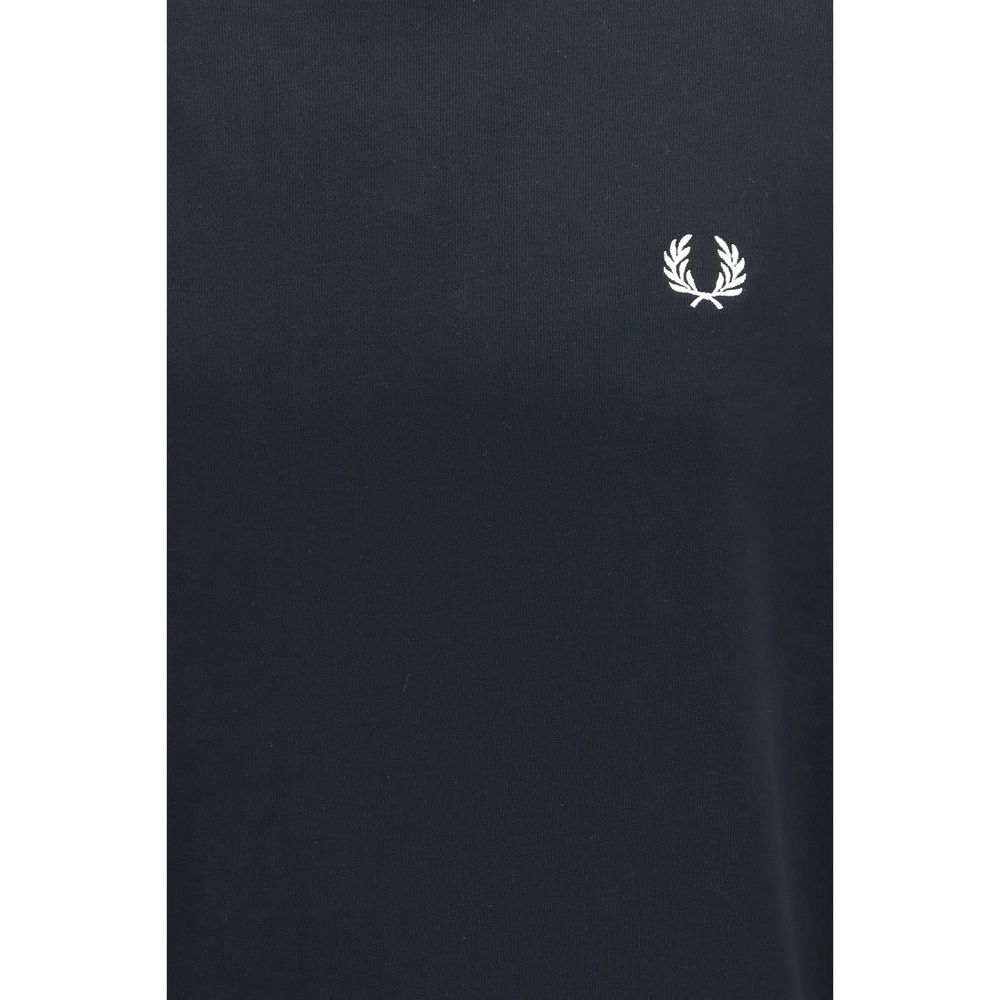 Fred Perry Black Cotton Sweatshirt | Regal Royce