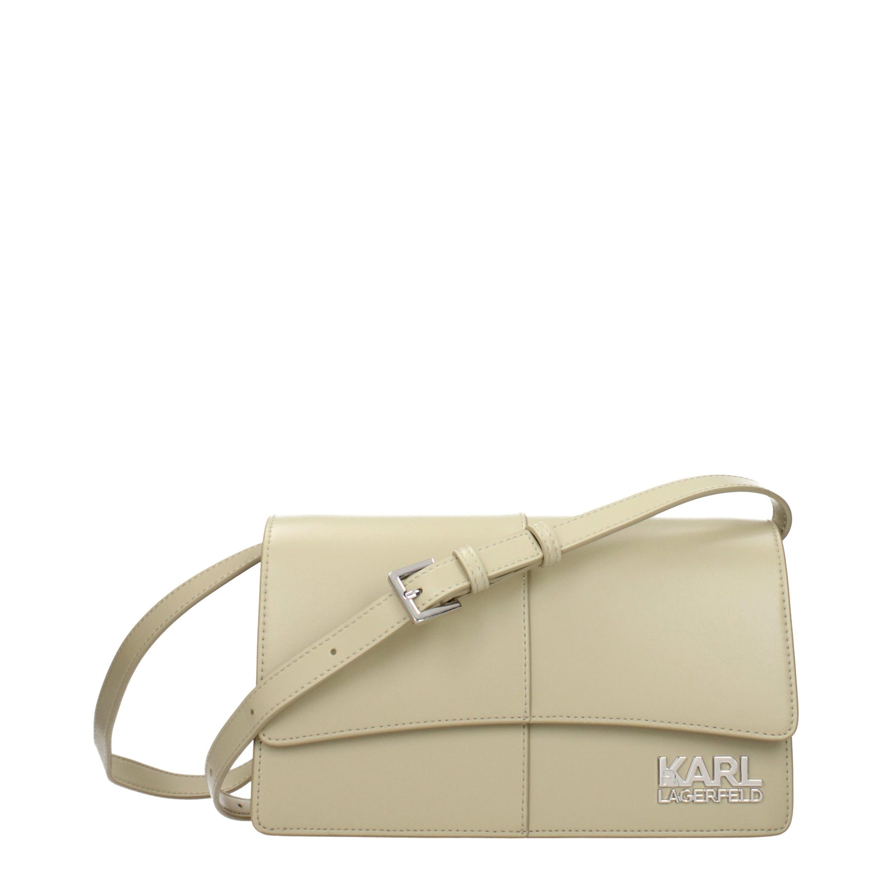 Karl Lagerfeld Green Polyethylene Crossbody Bag | Regal Royce