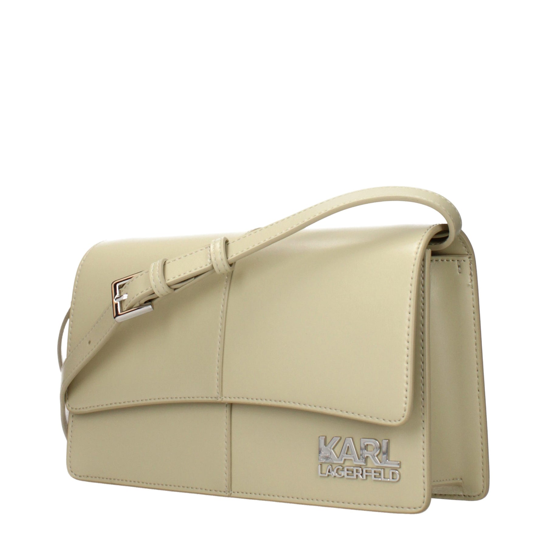 Karl Lagerfeld Green Polyethylene Crossbody Bag | Regal Royce