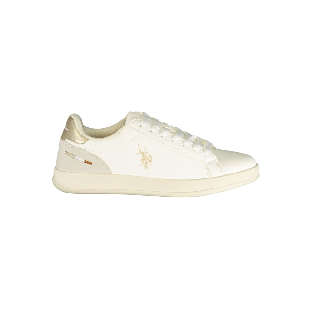 U.S. POLO ASSN. Beige Polyurethane Women's Sneaker | Regal Royce