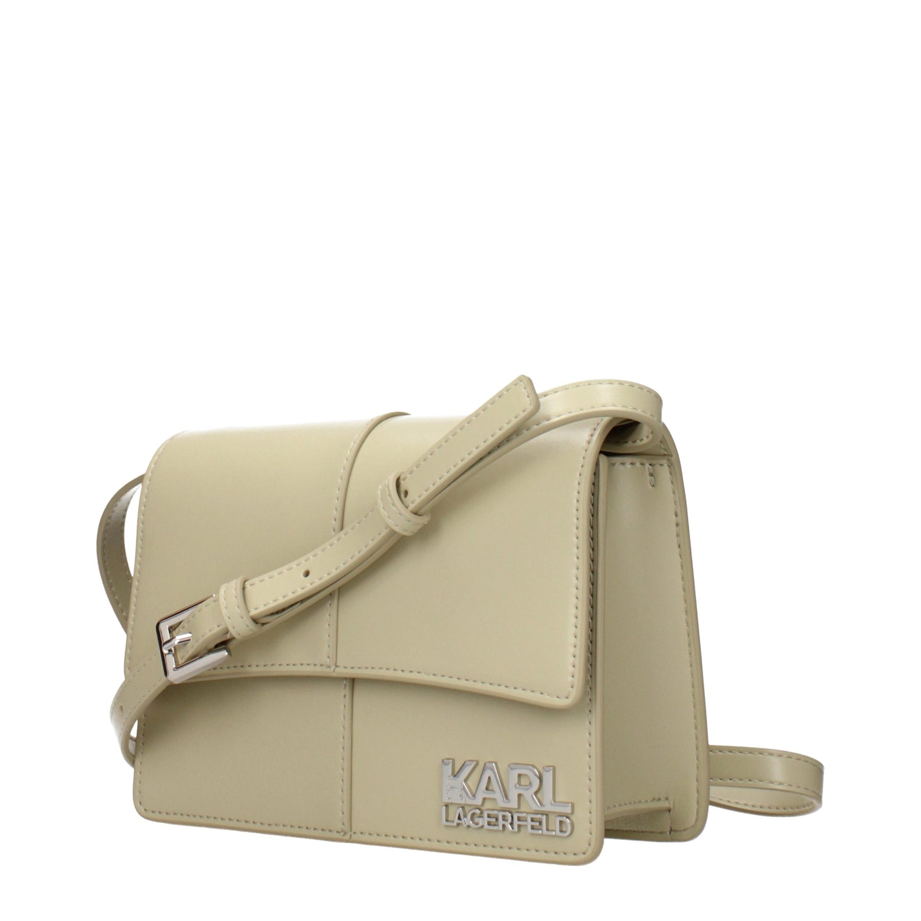 Karl Lagerfeld Green Polyethylene Crossbody Bag | Regal Royce
