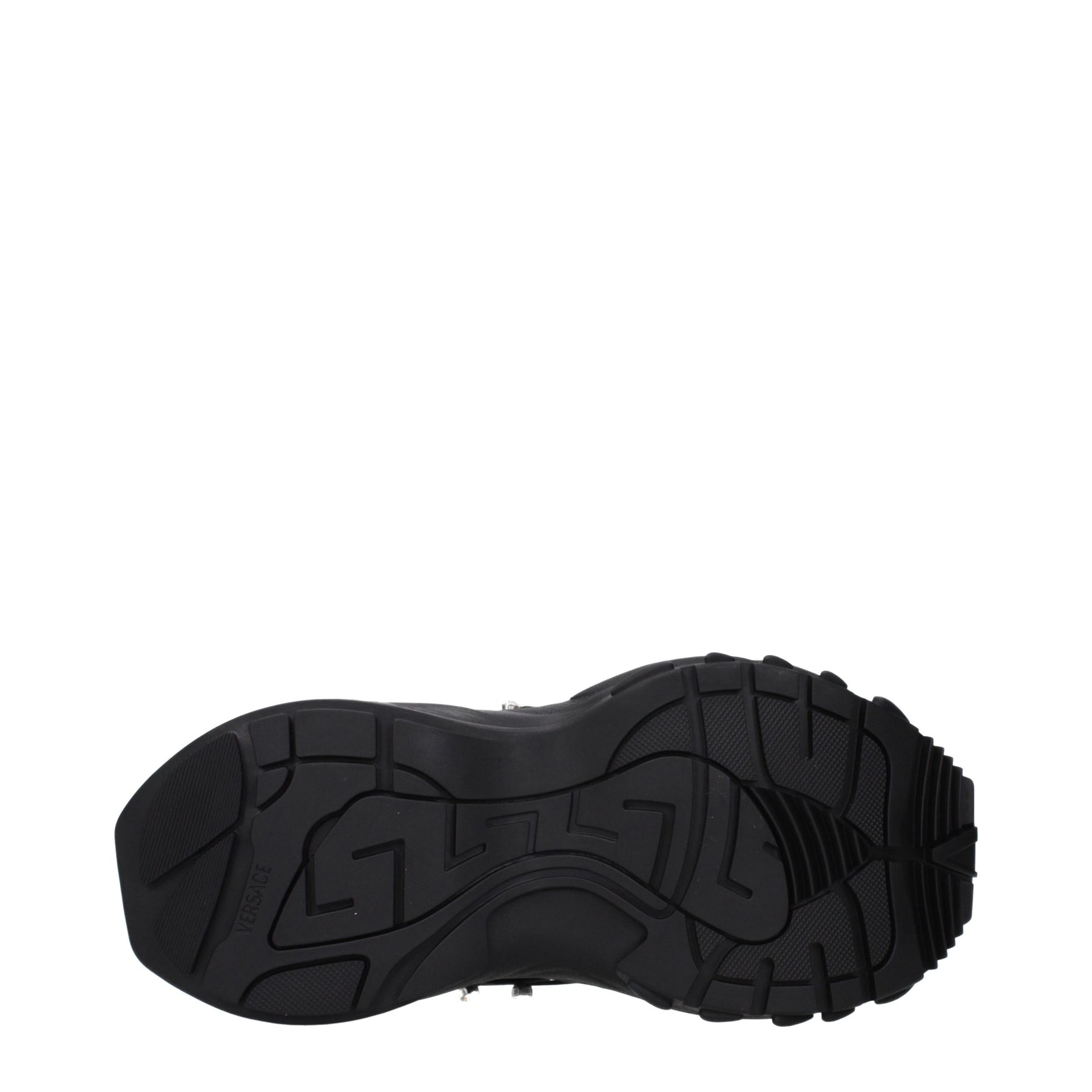 Versace Black Fabric Chunky Sneakers | Regal Royce