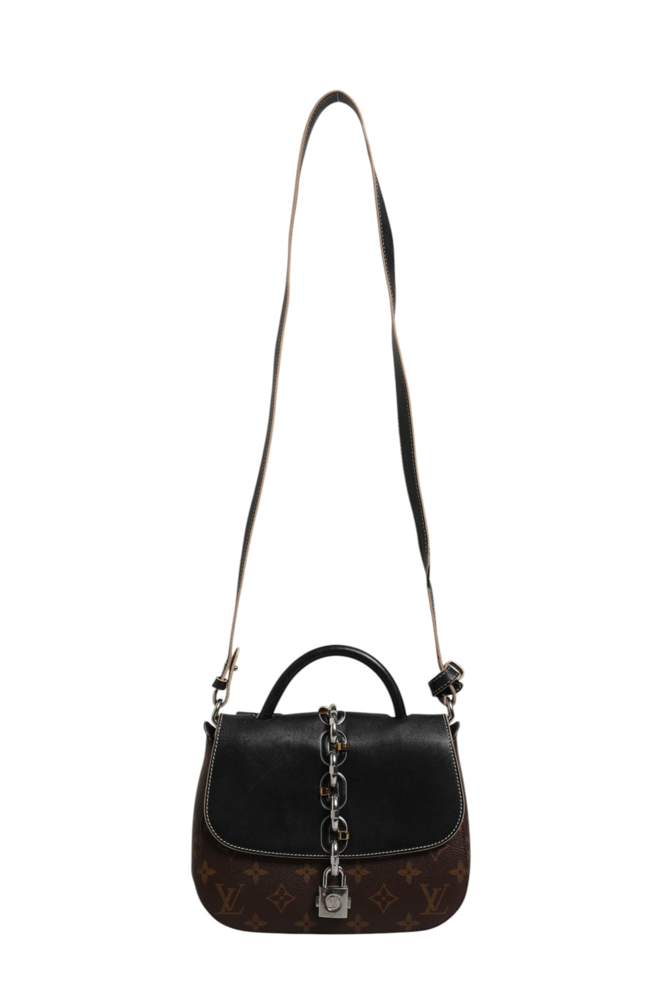 Louis Vuitton Calfskin Monogram Chain It Bag PM Black | Regal Royce