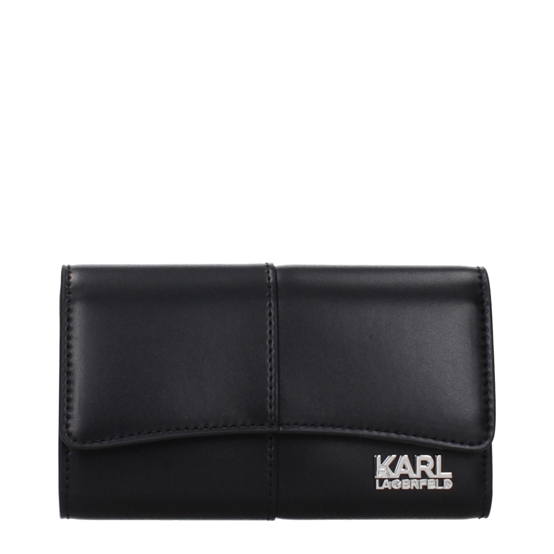Karl Lagerfeld Black Polyethylene Wallet | Regal Royce