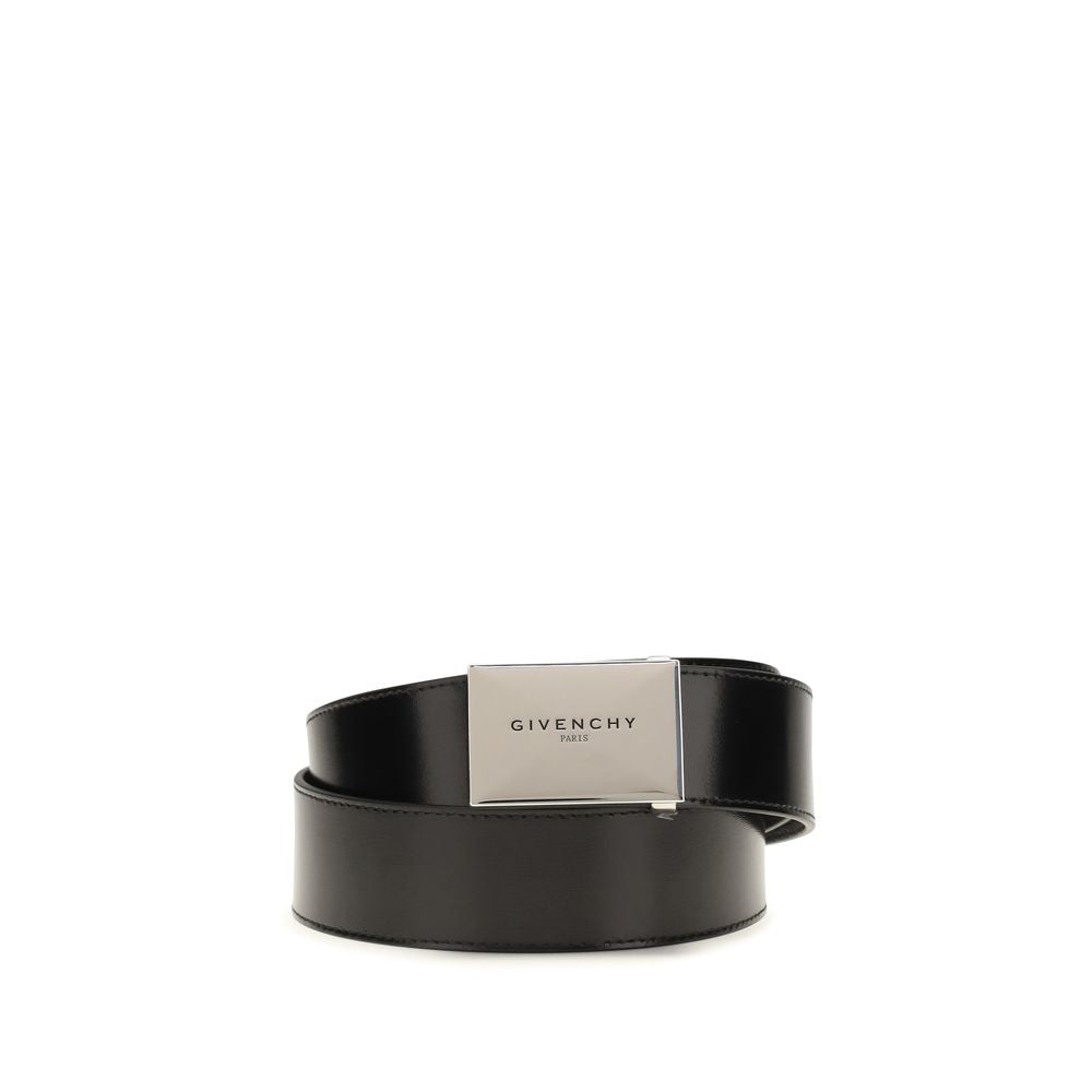 Givenchy Black Calf Leather Bos Taurus Regular Belt | Regal Royce