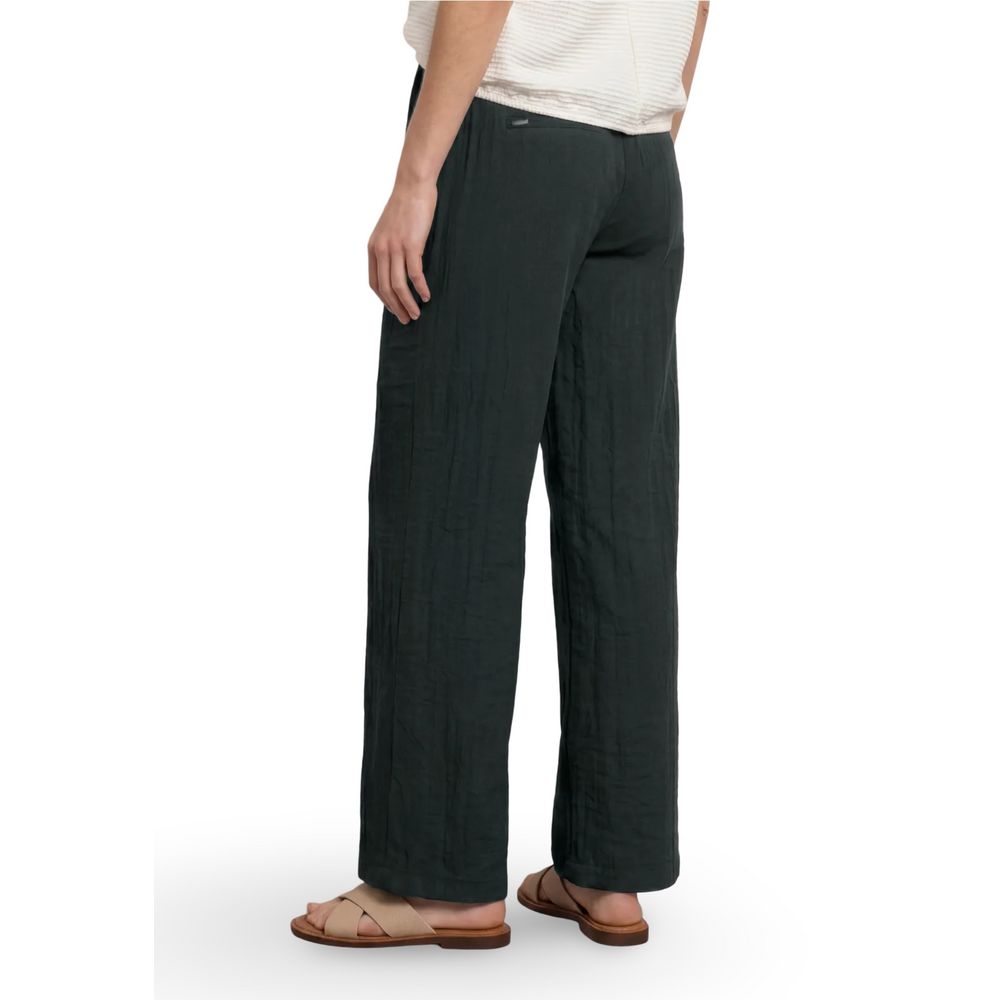 Street One Black Viscose Casual Pants | Regal Royce