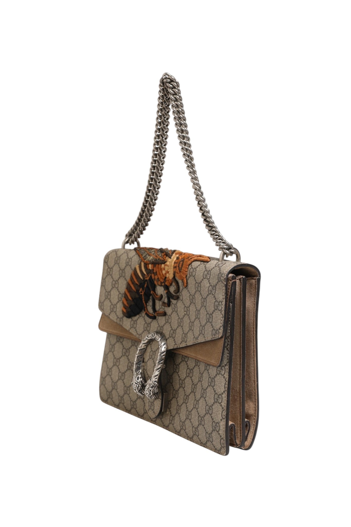 Gucci Supreme Monogram Bee Embroidered Shoulder Bag | Regal Royce