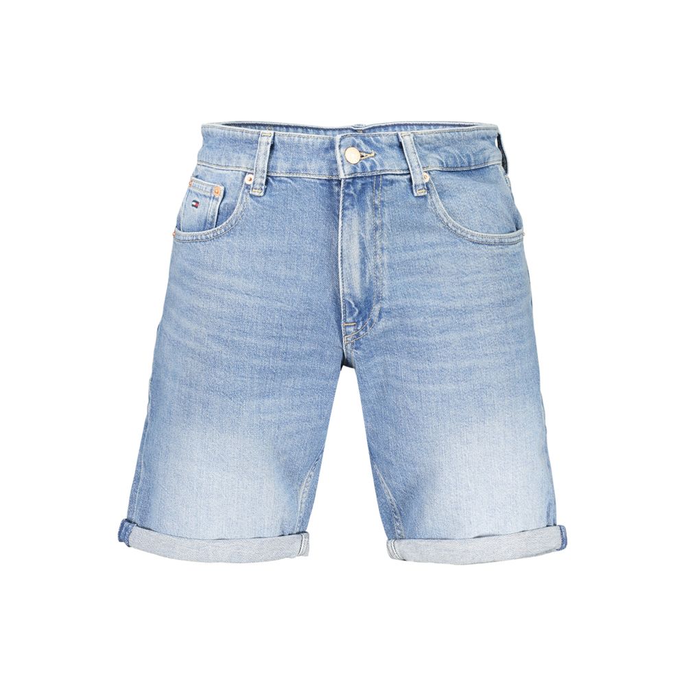 Tommy Hilfiger Azzurro Cotton Men's Short | Regal Royce