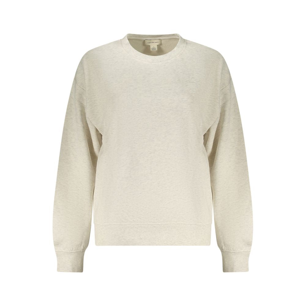 Calvin Klein Gray Cotton Women's Sweatshirt | Regal Royce