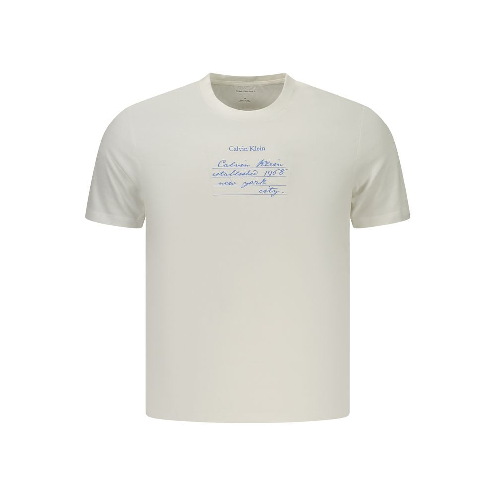 Calvin Klein White Cotton Men's T-Shirt | Regal Royce