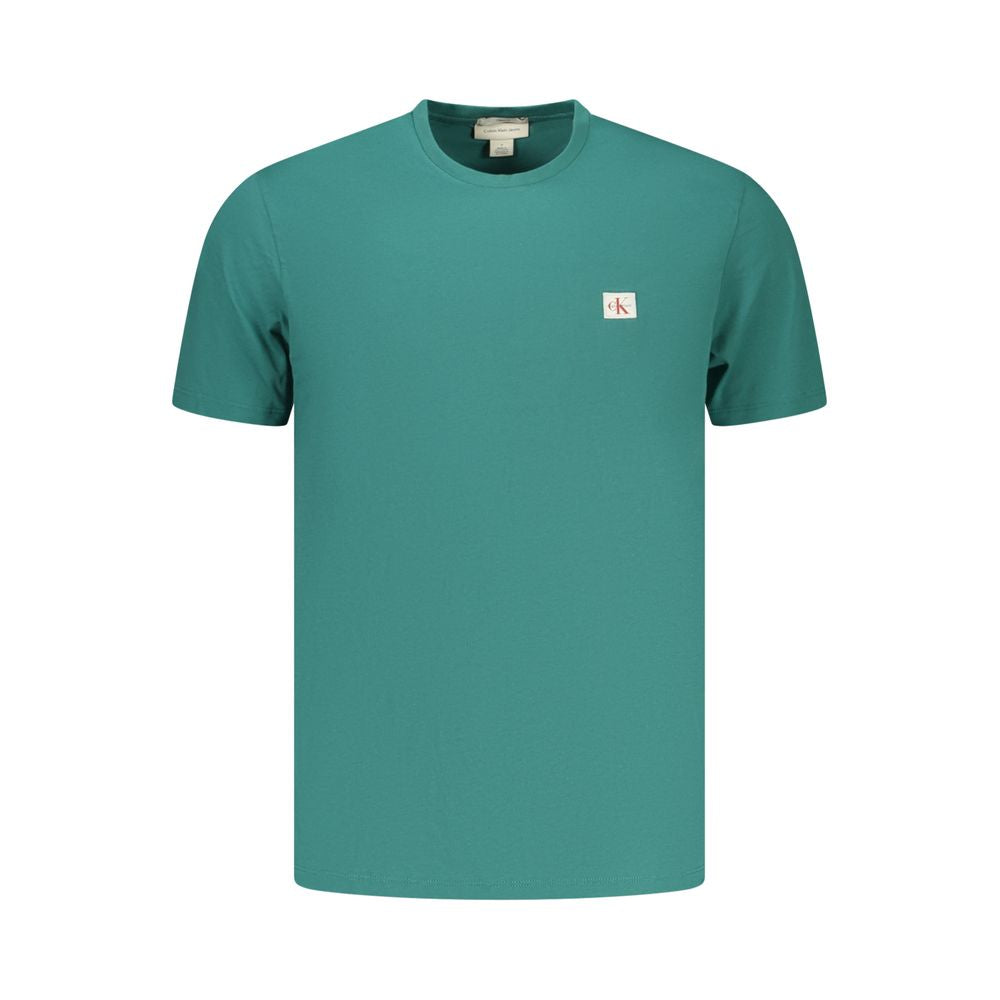 Calvin Klein Green Cotton Men's T-Shirt | Regal Royce