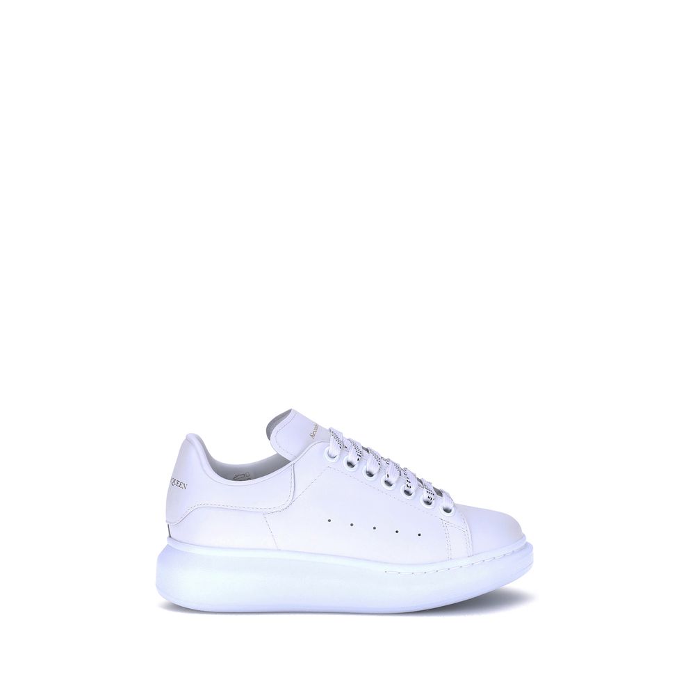Alexander McQueen White Calf Leather Bos Taurus Platform Sneakers | Regal Royce