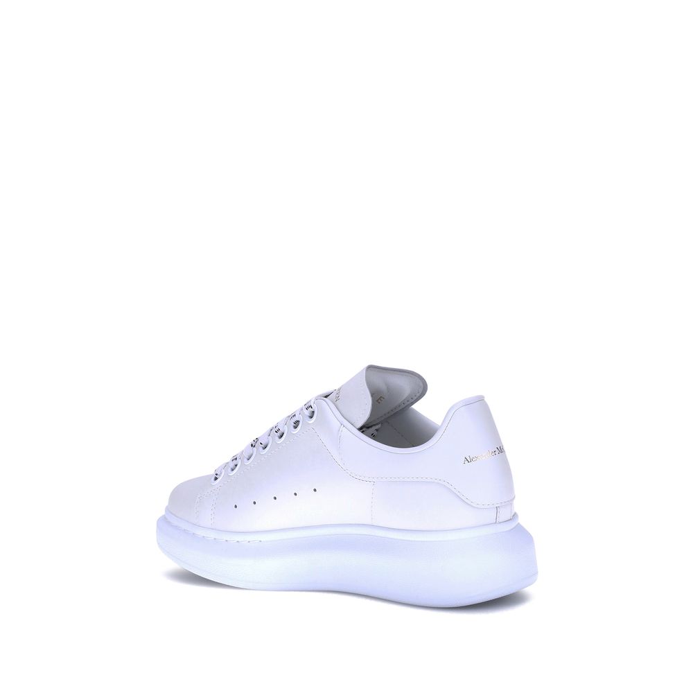 Alexander McQueen White Calf Leather Bos Taurus Platform Sneakers | Regal Royce