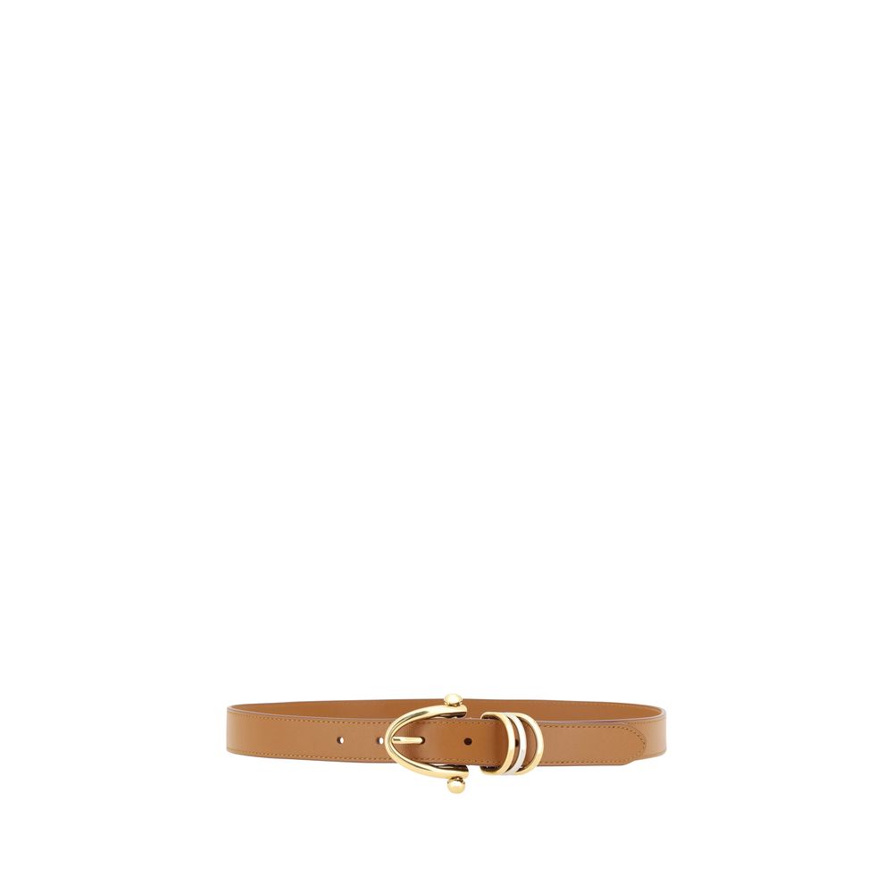 Chloé Beige Calf Leather Bos Taurus Regular Belt | Regal Royce